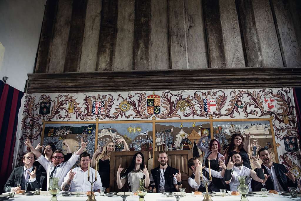 Metal & Pagan Handfasting Wedding in Wales (24)