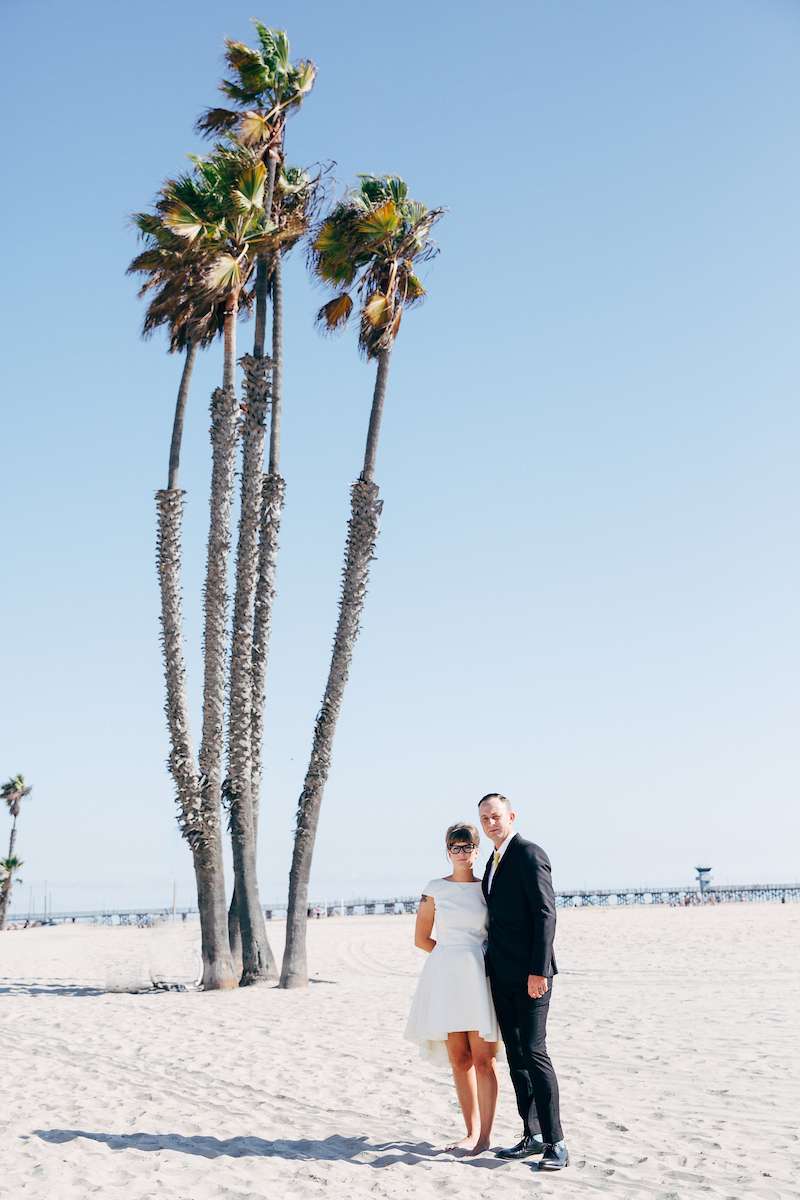 Modern Industrial Wedding on Long Beach (35)