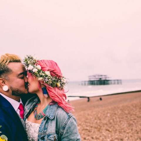 Colourful & Fun Brighton Wedding with a Christian Ceremony (35)