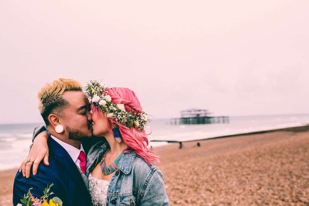 Colourful & Fun Brighton Wedding with a Christian Ceremony (35)