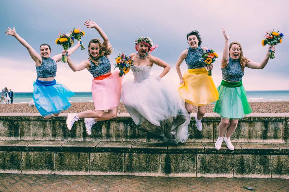 Colourful & Fun Brighton Wedding with a Christian Ceremony (49)