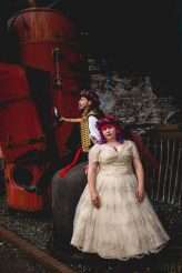 Vintage Circus Inspired Costume & Reenactment Wedding (33)