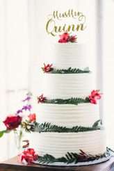 Rainy Rustic Wedding at Home with a Real Rainbow (12)