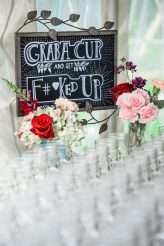 Rainy Rustic Wedding at Home with a Real Rainbow (18)