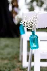 Rainy Rustic Wedding at Home with a Real Rainbow (29)