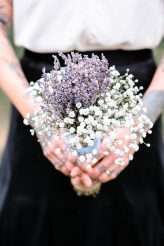 Rainy Rustic Wedding at Home with a Real Rainbow (32)