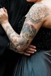 Romantic Gothic & Addams Family Wedding (22)