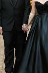 Romantic Gothic & Addams Family Wedding (23)
