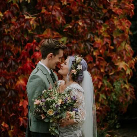 Scottish Wedding with a Purple Haired Bride (17)
