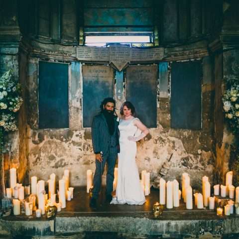 ‘Til Death Do Us Part Themed Cabaret Wedding (26)