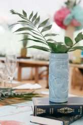 Vintage Hawaiian Weekend Extravaganza with a Custom Made Blue Wedding Dress! (36)