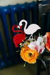 Vintage Hawaiian Weekend Extravaganza with a Custom Made Blue Wedding Dress! (4)