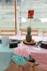 Vintage Hawaiian Weekend Extravaganza with a Custom Made Blue Wedding Dress! (42)