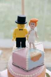 Vintage Hawaiian Weekend Extravaganza with a Custom Made Blue Wedding Dress! (44)