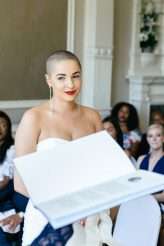A Beautifully Romantic London Wedding with a Bride with a Shaved Head (56)