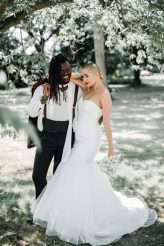 A Beautifully Romantic London Wedding with a Bride with a Shaved Head (62)