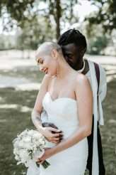 A Beautifully Romantic London Wedding with a Bride with a Shaved Head (64)