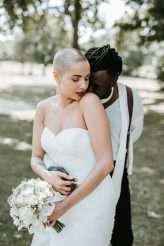 A Beautifully Romantic London Wedding with a Bride with a Shaved Head (65)