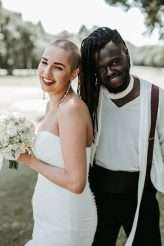 A Beautifully Romantic London Wedding with a Bride with a Shaved Head (67)