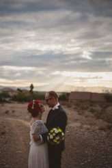 A Las Vegas Wedding with a Roller Skating Bride & A Hotel Room Pizza Party Reception (26)