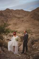 A Las Vegas Wedding with a Roller Skating Bride & A Hotel Room Pizza Party Reception (30)