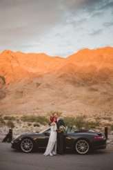 A Las Vegas Wedding with a Roller Skating Bride & A Hotel Room Pizza Party Reception (41)