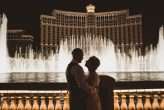 A Las Vegas Wedding with a Roller Skating Bride & A Hotel Room Pizza Party Reception (50)