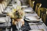 Golden Autumnal Wedding with DIY Catering & Dried Flower Bouquets (22)