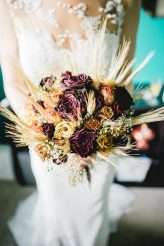 Golden Autumnal Wedding with DIY Catering & Dried Flower Bouquets (3)