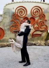 James Bond Meets Tarantino Vegas Elopement (10)