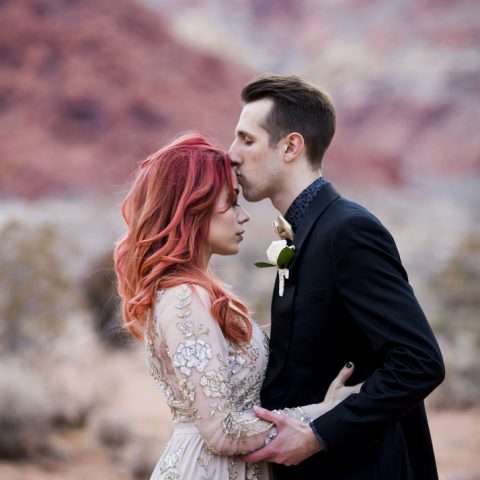 James Bond Meets Tarantino Vegas Elopement (22)