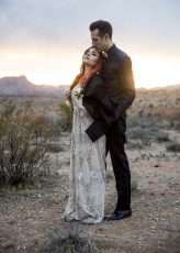 James Bond Meets Tarantino Vegas Elopement (27)