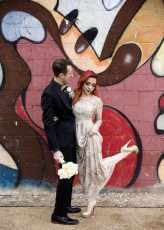 James Bond Meets Tarantino Vegas Elopement (8)