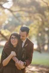 Whimsical & Dark Wedding with a Black Wedding Dress (24)