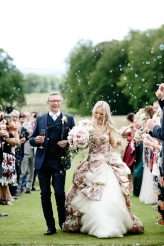 A Glamorous Scottish Wedding with a Floral Dress (16)
