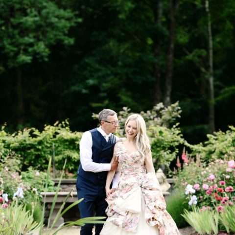 A Glamorous Scottish Wedding with a Floral Dress (45)