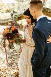 Bohemian Vegan Wedding with a Smoke Bomb Recessional! (19)