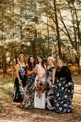 Bohemian Vegan Wedding with a Smoke Bomb Recessional! (22)
