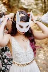 Bohemian Vegan Wedding with a Smoke Bomb Recessional! (27)