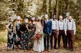 Bohemian Vegan Wedding with a Smoke Bomb Recessional! (28)