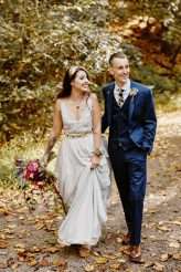 Bohemian Vegan Wedding with a Smoke Bomb Recessional! (30)