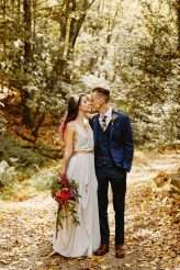 Bohemian Vegan Wedding with a Smoke Bomb Recessional! (31)