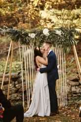 Bohemian Vegan Wedding with a Smoke Bomb Recessional! (39)