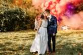 Bohemian Vegan Wedding with a Smoke Bomb Recessional! (44)