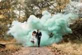 Bohemian Vegan Wedding with a Smoke Bomb Recessional! (50)