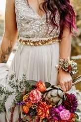 Bohemian Vegan Wedding with a Smoke Bomb Recessional! (57)