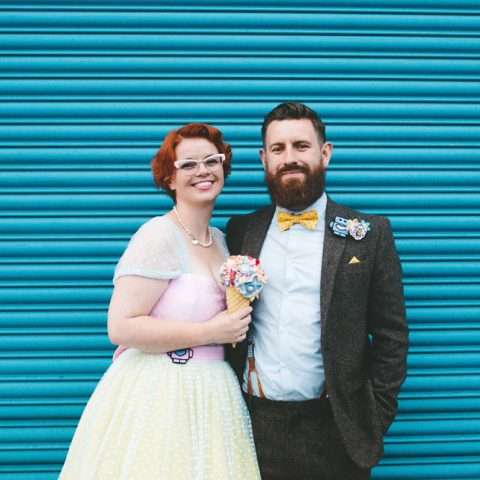 Kitsch Robot Themed Wedding on a £5000 Budget (40)