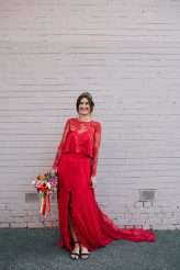Music, Pom Poms and a Bride in Red (170)