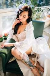 tattooed burlesque dancer bridal boudoir (8)