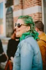 An Alcohol-Free Summer Gathering with Cake… and a DIY Dip-Dyed Wedding Dress! (9)